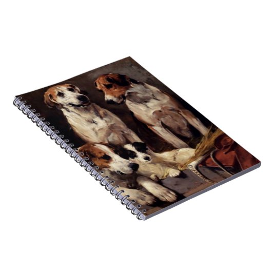 テリアの飼い犬動物の絵を描くこと ノートブック (右側)