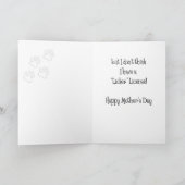 テリアのLickerスコットランド免許証 カード (内部)