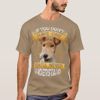 テリアもしー用のワイヤーを持っていないおもしろい Tシャツ