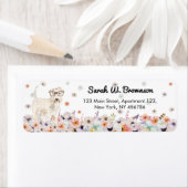 テリアアイリッシュウィーテンドックレトロメガネ ラベル (インサイチュ)