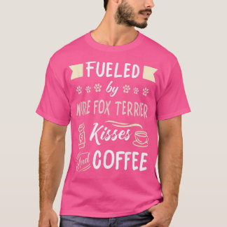 テリアキスとコーヒー用ワイヤー Tシャツ