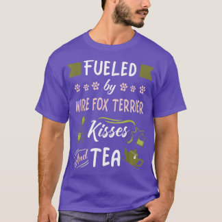 テリアキスと紅茶のワイヤー Tシャツ