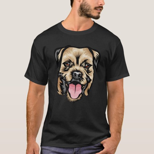 テリアクール縁どー顔 Tシャツ (正面)