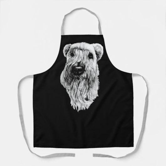 テリアドッグアートエロンホエテリアエロン エプロン (正面)