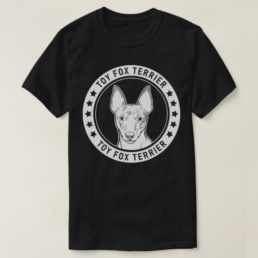 テリアドッグポートレート玩具 Tシャツ (デザイン正面)