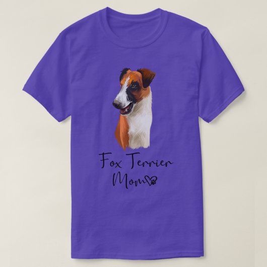 テリアママかわいい子犬テリアドッグの犬のオーナー Tシャツ (デザイン正面)