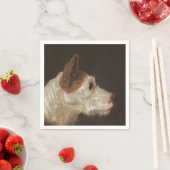 テリア犬の頭（James Ward著） スタンダードカクテルナプキン (インサイチュ)