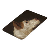 テリア犬の頭（James Ward著） マグネット (左側)