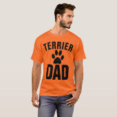 テリア犬パパTシャツ Tシャツ (正面フル)