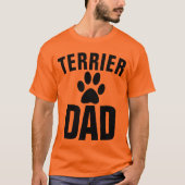 テリア犬パパTシャツ Tシャツ (正面)