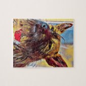 テリア絵画ーのジグソーパズル – 独自の写真を追加 ジグソーパズル (横)