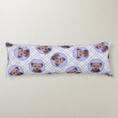 テリア縁どの可愛いオリジナルペットドッグアート ボディピロー (裏面)