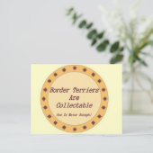 テリア縁どは収集可能 ポストカード (スタンド正面)