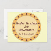 テリア縁どは収集可能 ポストカード (正面/裏面)