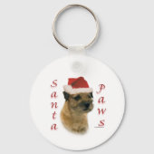 テリア縁どサンタポーズ キーホルダー (裏面)