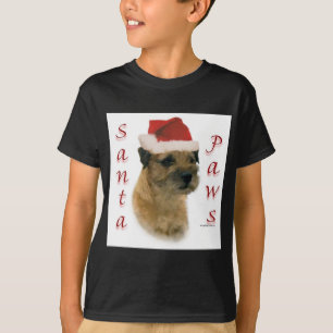 テリア縁どサンタポーズ Tシャツ