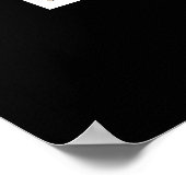 テリア縁どドッグカスタムポスター ポスター (角)