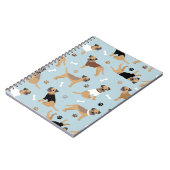 テリア縁どーのボーンズとポーズ ノートブック (左側)