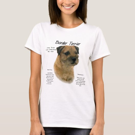 テリア縁どーの履歴デザイン Tシャツ (正面)