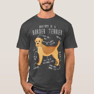 テリア縁どーウィアテン犬の解剖学1 Tシャツ