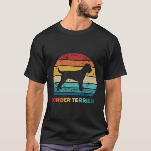 テリア縁どーヴィンテージレトロ Tシャツ (正面)