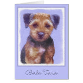 テリア縁どー絵画ズ – かわいいオリジナルドッグアート (正面)