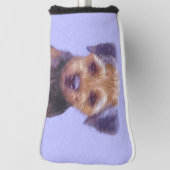 テリア縁どー絵画ズ – かわいいオリジナルドッグアート ゴルフヘッドカバー (回転90)