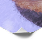 テリア縁どー絵画ズ – かわいいオリジナルドッグアート ポスター (コーナー)