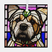 テリア縁どー「ステンドグラス」 ガラスオーナメント (裏面)