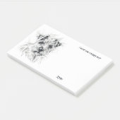 テリア縁ど抽象芸術アートドッグ名 ポストイット (アングル)