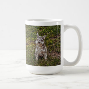 テリア・シュナウザー犬の愛犬の品種 コーヒーマグカップ