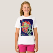 テリコラス - 人類に怯える宇宙人 Tシャツ (正面フル)