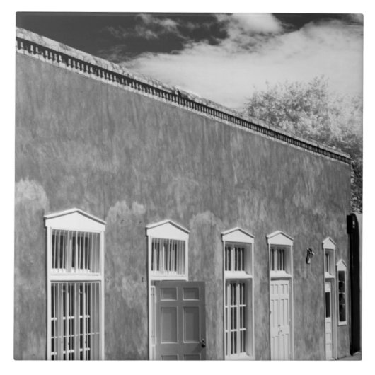 テリトリアル様式の建築, サンタフェ, ニューメキシコ タイル (正面)