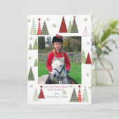 テリフィックツリーズフォトホリデーカード シーズンカード (スタンド正面)