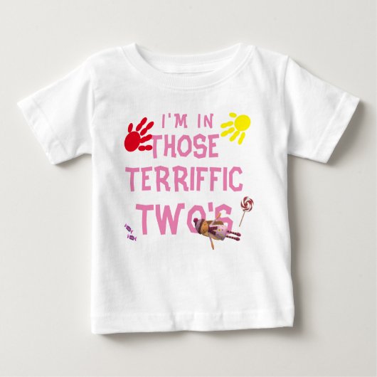テリフィックツーの幼女Tシャツ ベビーTシャツ (正面)