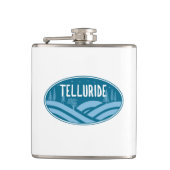 テリュライド コロラド州のアウトドア フラスク (正面)