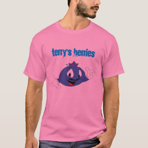 テリーの果実のオリジナルのピンク Tシャツ