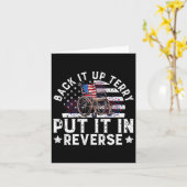 テリーバックアップしてリバースに入れて花火面白い7月 カード (黄色い花)