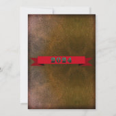 テリ K カスタム フットボール インバイト クリスマス 招待状 (裏面)