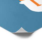 テルてるぼず – かわいい日本の人形 ポスター (角)