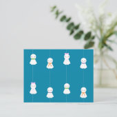 テルてるぼず – かわいい日本の人形 ポストカード (スタンド正面)