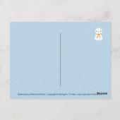 テルてるぼず – かわいい日本の人形 ポストカード (裏面)