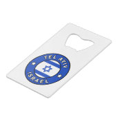 テルアビブイスラエル クレジットカード栓抜き (正面アングル)
