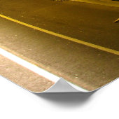 テルアビブタワーズナイトフォト ポスター (角)