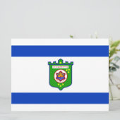 テルアビブ(イスラエル)市旗 カード (スタンド正面)