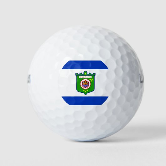 テルアビブ（イスラエル）市旗 ゴルフボール (正面)