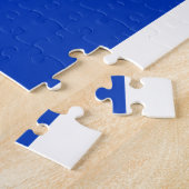 テルアビブ（イスラエル）市旗 ジグソーパズル (側面)