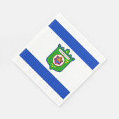 テルアビブ（イスラエル）市旗 スタンダードランチョンナプキン (角)