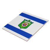 テルアビブ(イスラエル)市旗 タイル (側面)