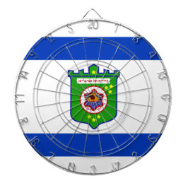 テルアビブ（イスラエル）市旗 ダーツボード